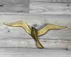 3 Retro Vintage Brass Flying Seagulls Birds Wall Hanging Decor Mcm 10  To 14 