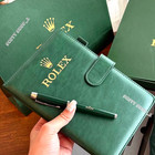 Bid Rolex Green Luxury Journal Pen Umbrella Gift Set Ad Vip Rare Exclusive