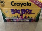 Crayola Big Box Crayons Multicolor 96 Count W  16 New Colors-dmg Box But New1992