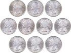 2010 P d National Park Quarter 10 Coin Set Uncirculated Mint State 25c