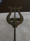 Vintage Brass Sheet Music Holder Used