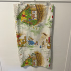 Vintage Disney Winnie The Pooh Twin Flat Sheet Sears Cotton Blend Top Sheet Usa