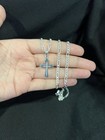925 Sterling Silver Girl Women Boy Men Small Plain   Figaro Chain 18 22 26 30