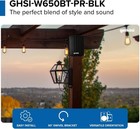 Gemini 6 5  Outdoor Bluetooth Speakers Pair Waterproof Mountable Black Used
