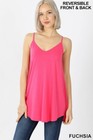 Clearance Womens Spaghetti Strap Tunic Camisole Loose Fit Blouse Soft Flowy Long
