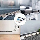 100pcs 3m Self Adhesive Mounts Kit  6  Cable Zip Tie Wire Holders Cord Clips New