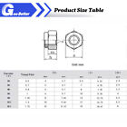 304 Stainless Steel Hex Locknut Nut Locknuts With Nylon Insert M3 M4 M5 M6 - M12