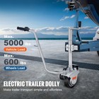 Motorized Trailer Jack Wheel 350w Electric Mover Dolly 5000lbs Adjustable