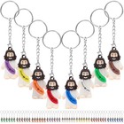 Mini Jesus Love You Figurines Keychains Baby Tiny Figures 100 Pcs Multicolor2