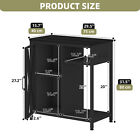 20-29 Gallon Metal Wood Aquarium Stand Fish Tank Storage Cabinet W  Power Outlet