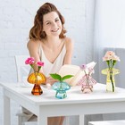 Unique Plant Propagation Vase  Small Glass Bud Vase Home Decorations