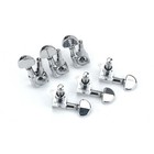 New Wilkinson 6 In Line Guitar Tuners Machine Heads For Strat Tele Chrome Wj703 