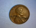 1940 D Lincoln Cent     defective Planchet Major  Lamination Obv    us Error Coin