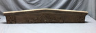 Antique Window Header Peaked Top Cast Iron Pediment 10x52 Rust Vtg Chic 911-24b