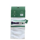 Wimbledon The Championships Tennis Tea Towel Green Purple White Souvenir