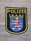 2 Hessen Germany Police Patch - Polizei - Hook   Loop