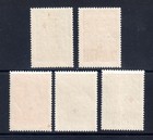 Finland Semi-postal 1942 Scott  B49-b53 Mint Never Hinged Vf