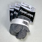 3 Pairs Feetures Women s Elite No Show Tab Socks Light Cushion Size M 7-9 5 Grey