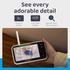 Hellobaby 5  Video Baby Monitor With Remote Pan-tilt-zoon  hb6251  - White