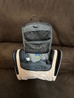 Large Hanging Toiletry Bag Pink - Open Story     Water Repellent Zipper Case