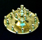 Egyptian Brass Belly Dance Shemadan Candle Tray Made In Egypt
