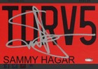 Sammy Hagar Hand Signed  I Can t Drive 55  License Plate  red Rocker   Van Halen