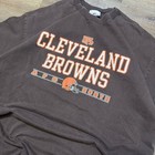 Vintage 90s Cleveland Browns Nfl T Shirt Mens Xl Brown Graphic Tee Afc North
