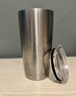 Yeti 20 Oz Silver Stainless Steel Insulated Tumbler With Drink Through Straw Lid