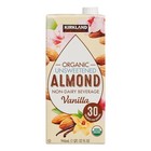 Kirkland Signature  Organic Almond Beverage Non-dairy Vanilla  32 Fl Oz  6-count