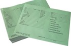 Vehicle Deal Envelopes Deal Jackets  100 pack   green   w4 