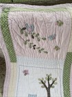 Pottery Barn Kids  Crib Quilt Hayley Floral Owl Birds