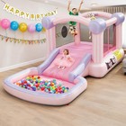 Kids Inflatable Bounce House Water Park With Slide Climbing Jumping Splash Pool