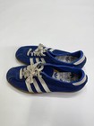 Very Rare Vintage 80 s Adidas Koln Blue Suede Sneakers Made In Roumania Us 6-7