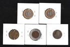 Botswana 1977-2013 Set Of 5 Coins