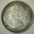 1900 Canada Newfoundland 20 Cents Silver Vf Coin Circulated Very Fine Canadian