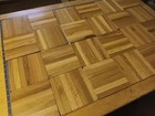 24 Piece Parquet Floor Tile  6x6 Inch Oak Natural Sale  Imperfect  Scratch  Dent