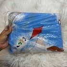 Vintage Disney Hot Air Balloon Mickey Dumbo 3 Piece Twin Flat Fitted Sheet Set