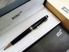 New Montblanc Gold Finish Meisterstuck Classique Luxury Ballpoint Pen 164