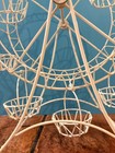 Vintage Metal Ferris Wheel Cupcake Stand Holds Eight Cupcakes  16   hx14   w