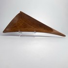 Freeform Triangular Studio Craft Exotic Wood Bowl Emil Milan Style 20   l