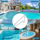 55 x32  Stainless Steel Pool Handrail  swimming Pool Rail Step Stair Hand Rails