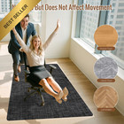 Office Chair Mat For Hardwood Floors 36 X 48 Inch Black Non Slip Pvc Protector