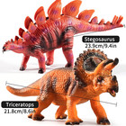 Temi 7 Piece Jumbo Dinosaur Toys For Kids 3-5  Large Soft Toys For Dinosaur Love