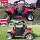 Bear Claw Doors Black Fits 2008-2014 Polaris Rzr Rzr-s Xp 900 800 2012-2021 570