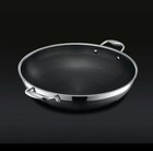 Hexclad 14  Hybrid Wok With Lid - Damaged Box