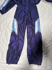 Vintage Ellesse Ski Suit 90s Retro Jumpsuit Size 38 32 Purple Coveralls