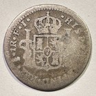 1816 So Fj Santiago Chile 1 Real Silver Ferdinand Vii Scarce Mint Original