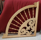 Large Wood Corbel Gingerbread Bracket Spindle 17 25    Phoenix Millwork Unfinished