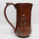 1980 Dayton Art Institute Oktoberfest Ceramic Mug Stein By Healy Pottery Studio