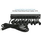 Pyle Rack Mount Power Conditioner Strip     19 Outlets     Usb Charge Port     240v